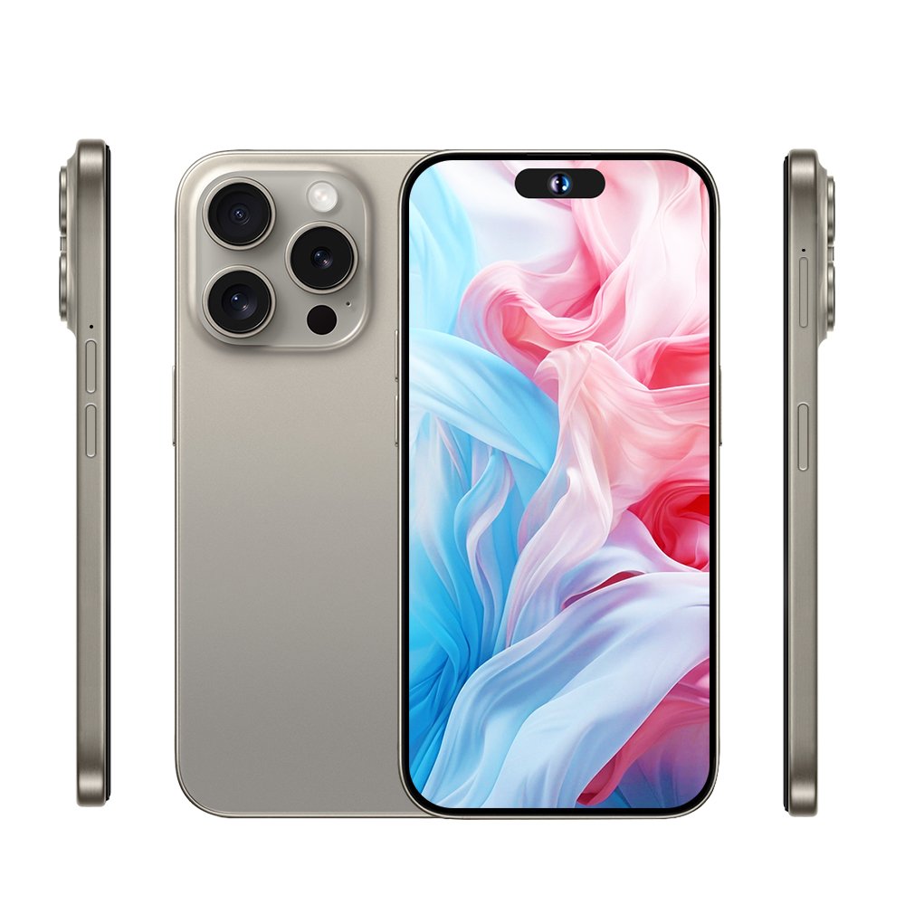 High Quality 5G version 15 Pro Max Unlocked Global Smartphone Strong processor gaming mobilephone support Type-C G-sensor